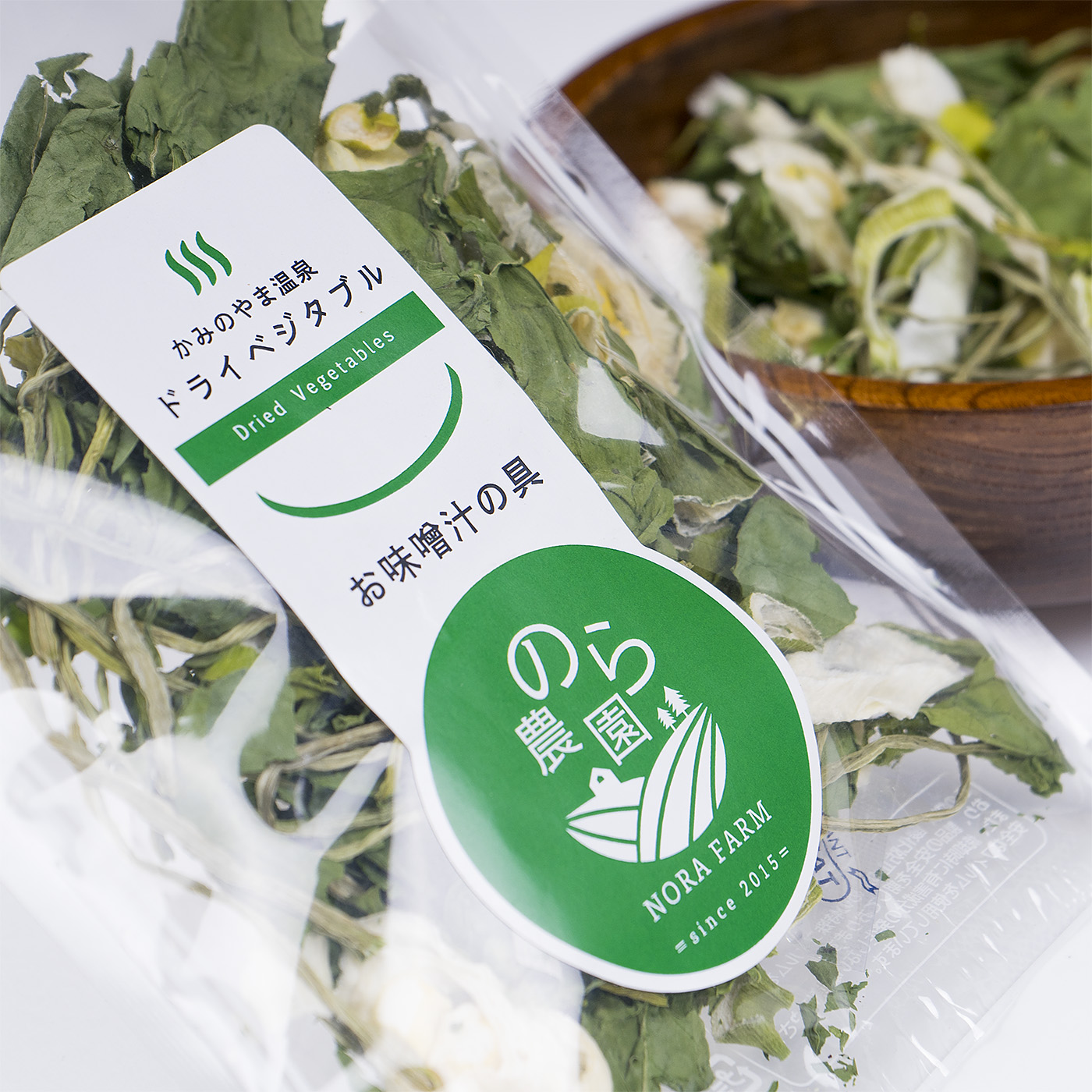 【ドライベジタブル】お味噌汁の具（ほうれん草、ねぎ）／1袋30g入り